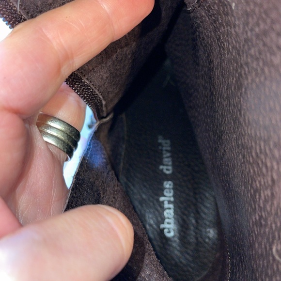 Charles David women’s heels heeled leather boots booties size 7.5. EUC - Picture 7 of 7